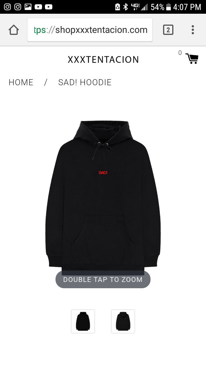 Revenge Bad xxxtentacion sad hoodie | Grailed