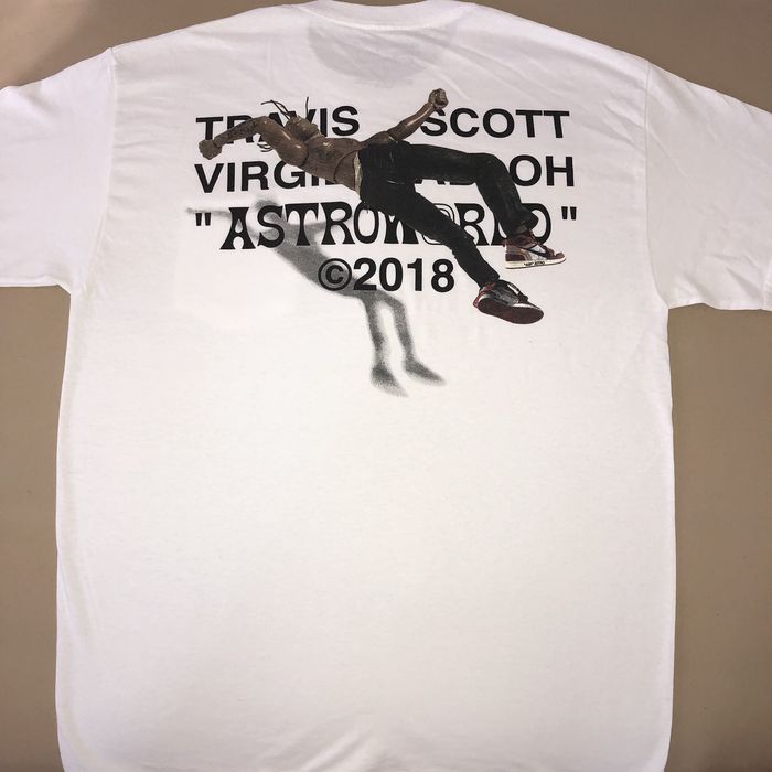 Off white sale travis scott shirt