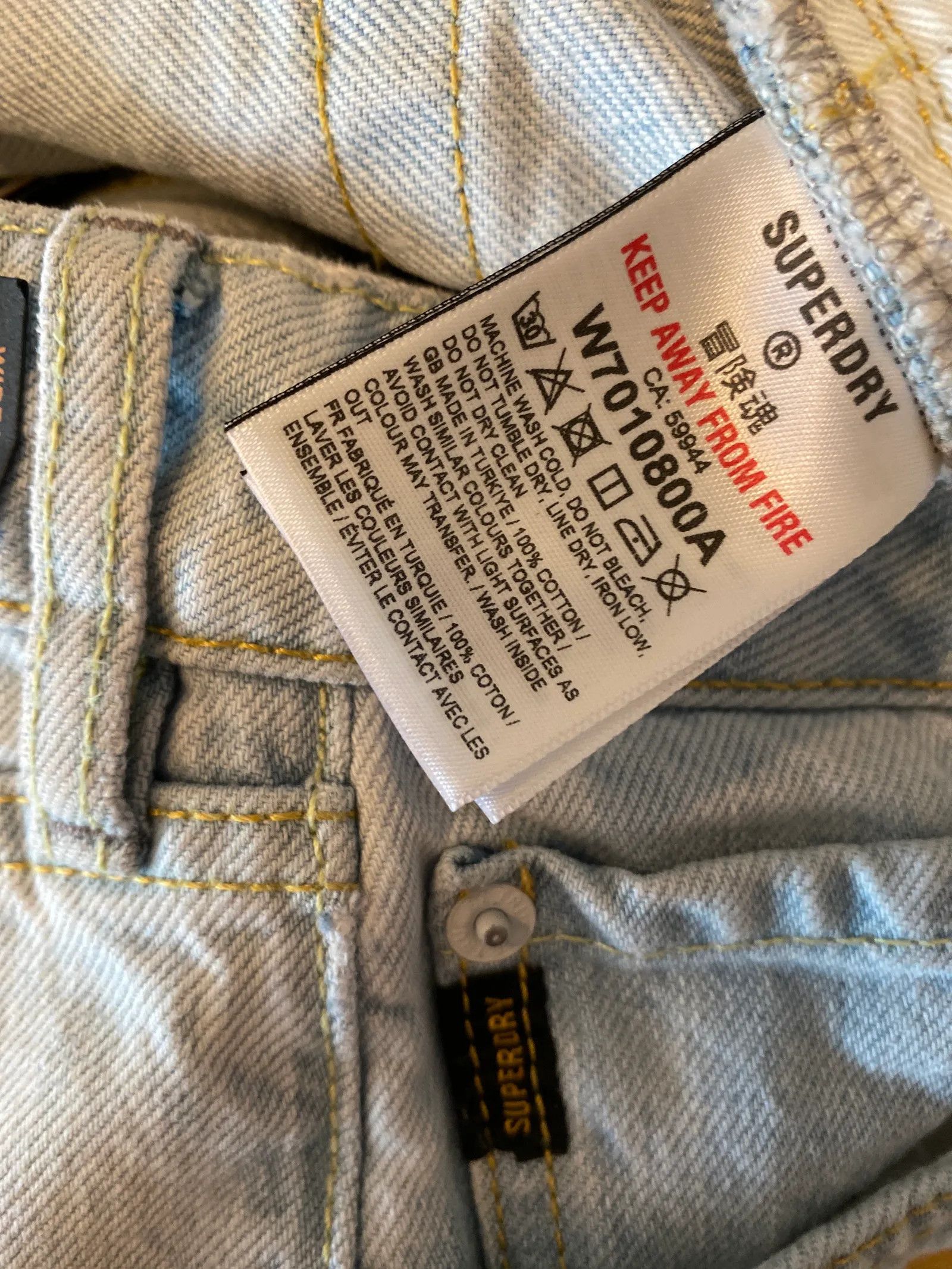 Superdry Superdry Jeans Size 28" / US 6 / IT 42 - 3 Thumbnail