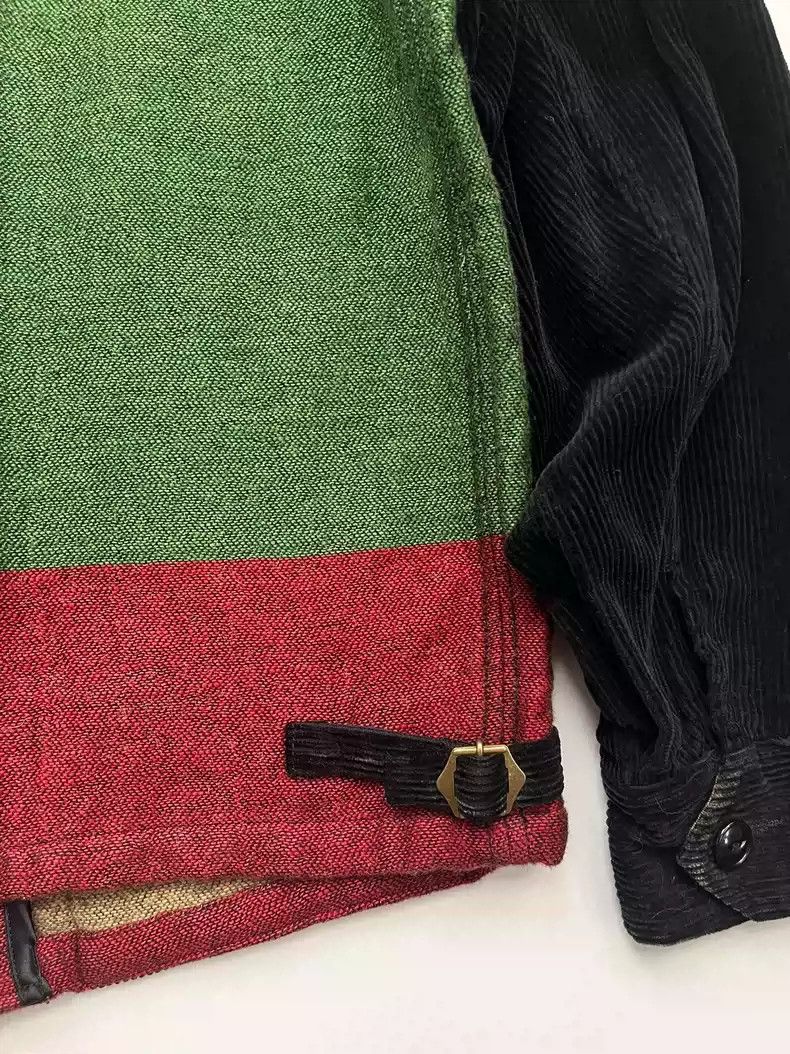 Kapital kapital Heavy Indian corduroy wool woolen stitching coat Size US L / EU 52-54 / 3 - 6 Thumbnail