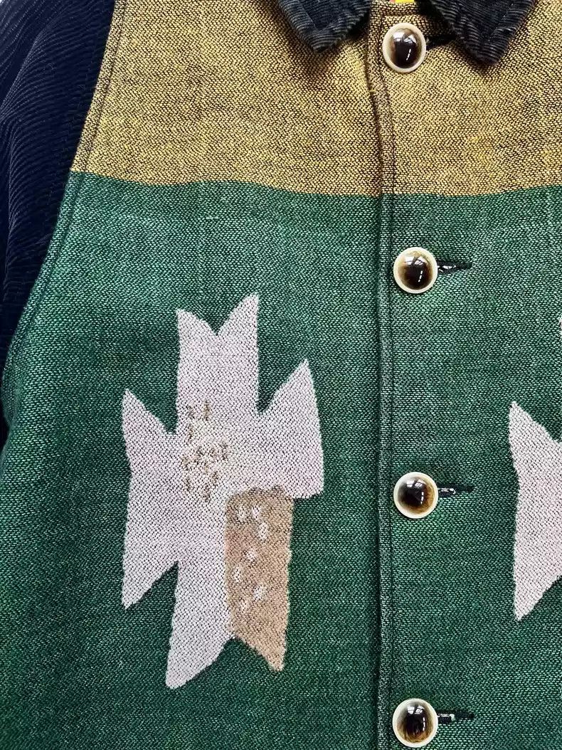 Kapital kapital Heavy Indian corduroy wool woolen stitching coat Size US L / EU 52-54 / 3 - 4 Thumbnail
