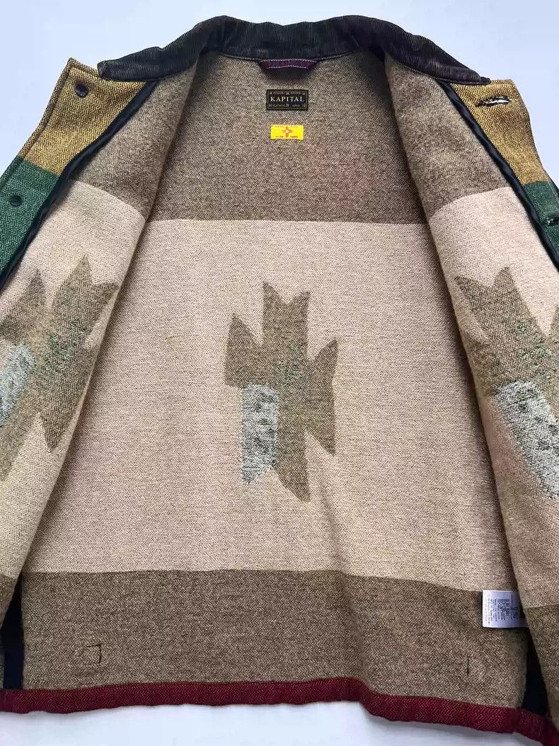 Kapital kapital Heavy Indian corduroy wool woolen stitching coat Size US L / EU 52-54 / 3 - 7 Thumbnail