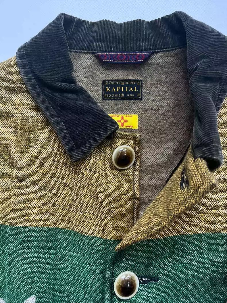 Kapital kapital Heavy Indian corduroy wool woolen stitching coat Size US L / EU 52-54 / 3 - 5 Thumbnail