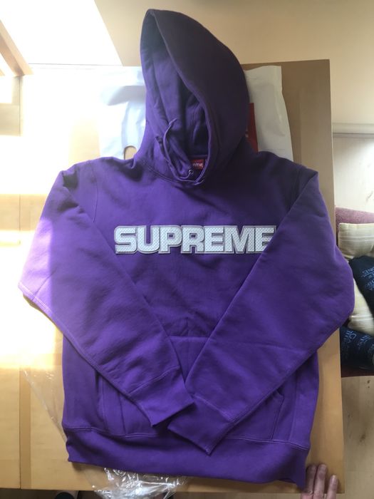 Supreme Perforated Leather Hooded Sweatshirt | Grailed