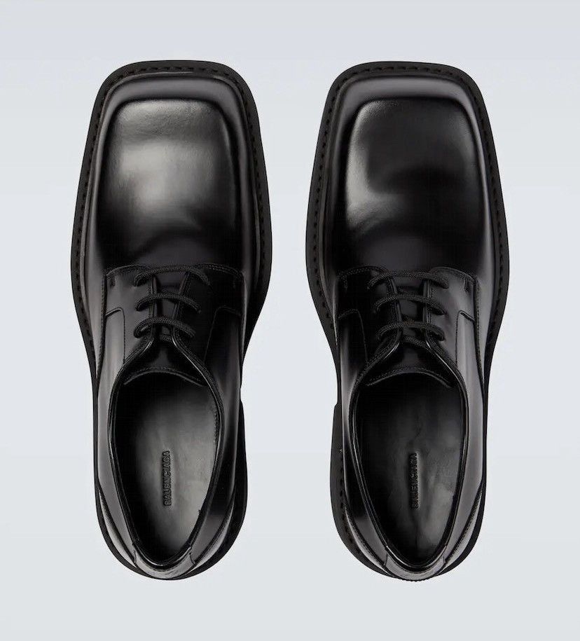 Balenciaga Inspector 40mm Derby Shoes Size US 12 / EU 45 - 4 Thumbnail