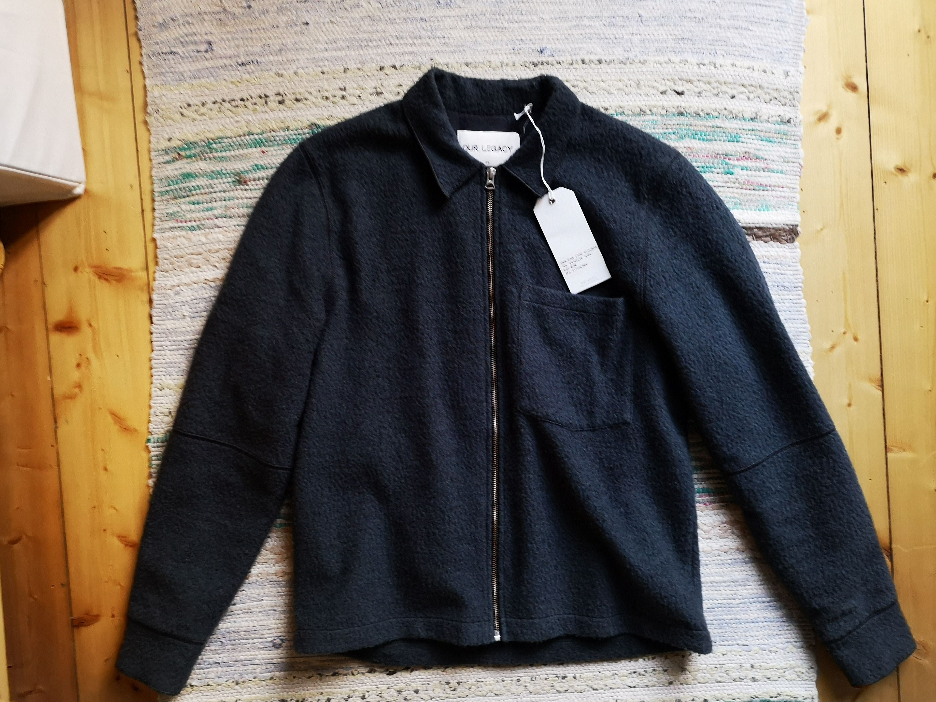 Our Legacy Raw Edge Blouson Graphite Curl Grailed