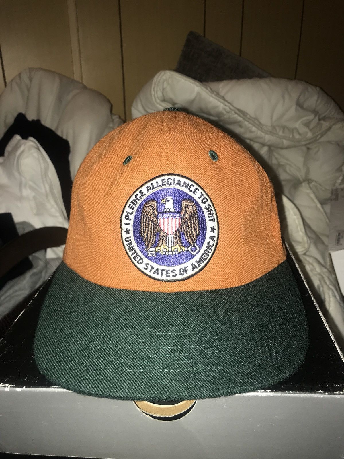 supreme you pledge allegiance hat