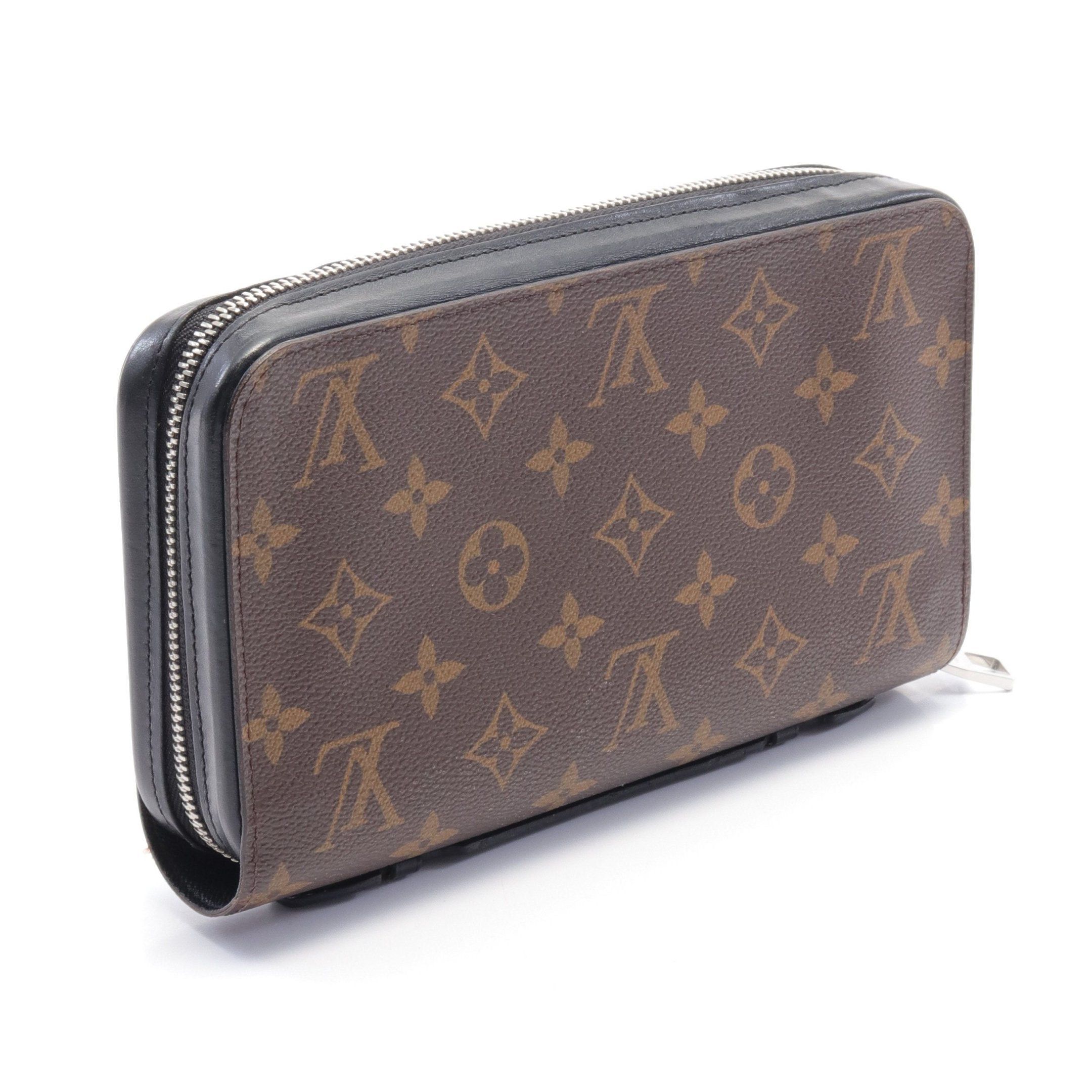 Louis Vuitton Zippy XL Monogram Macassar Travel Case Round Zipper Long  Wallet PVC Leather Brown | Grailed