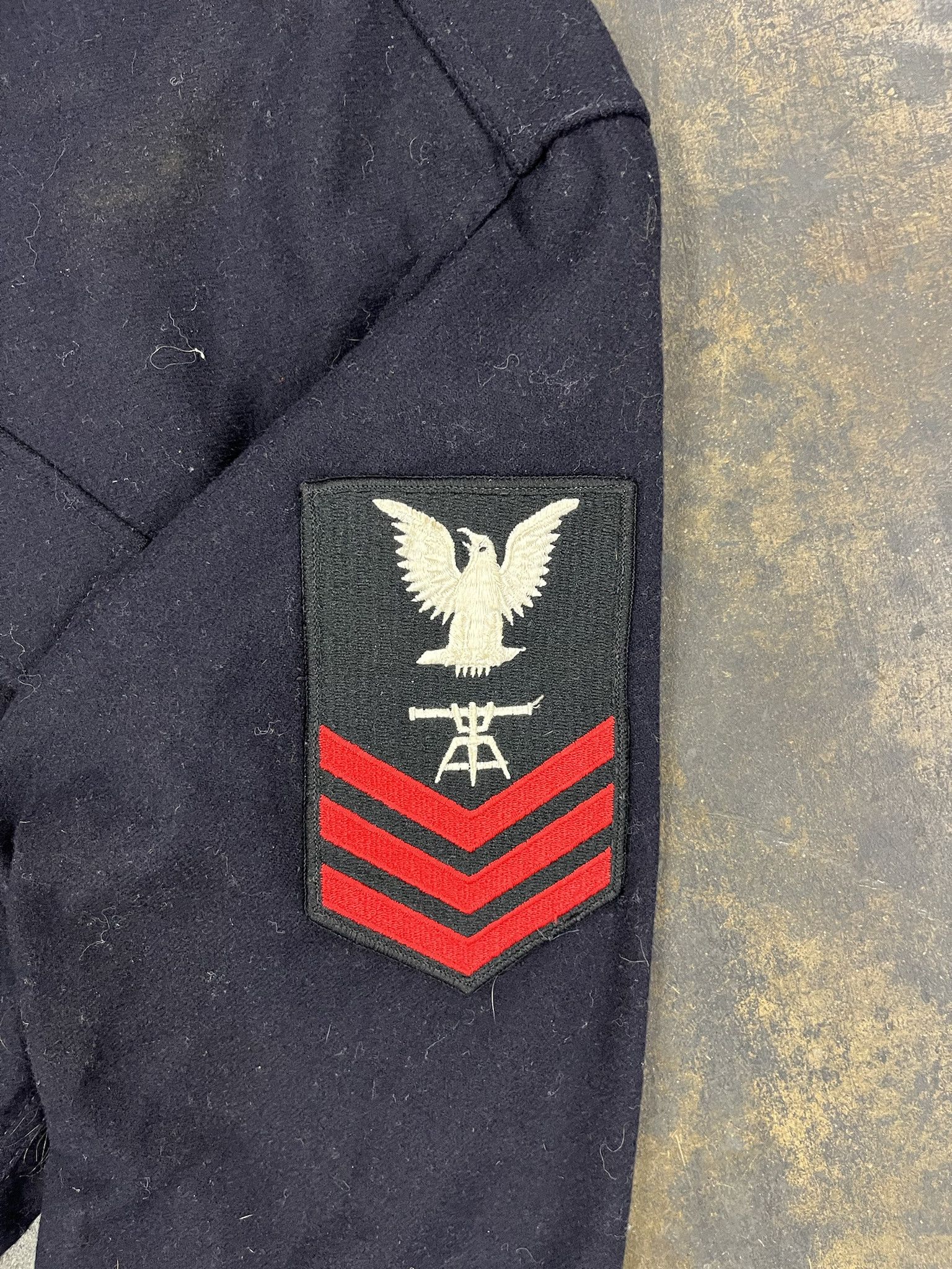 Vintage Vintage 1970's US Army Wool Button Down With Eagle Patch Size US S / EU 44-46 / 1 - 2 Thumbnail