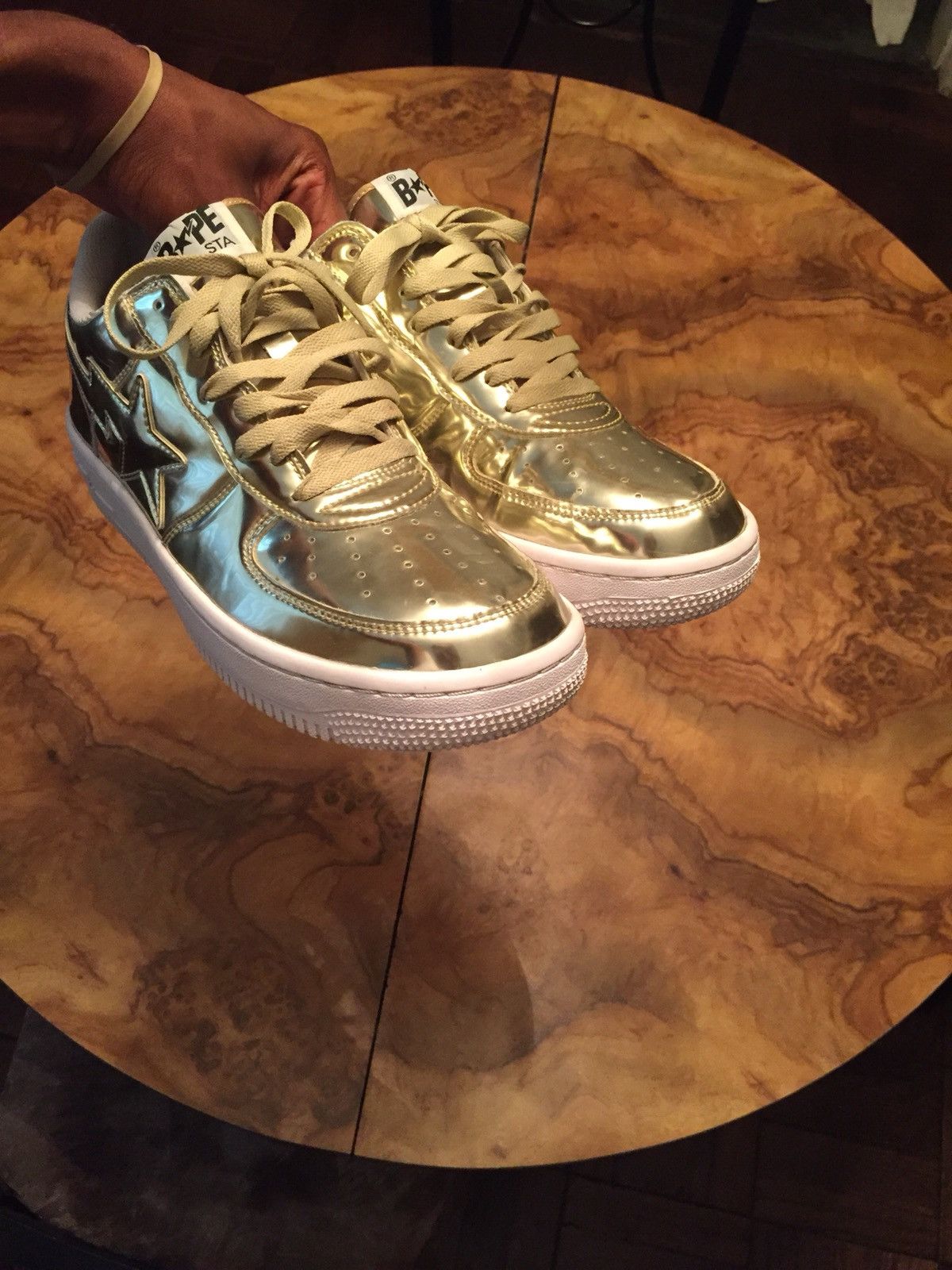 Bape Babestar (Gold) | Grailed