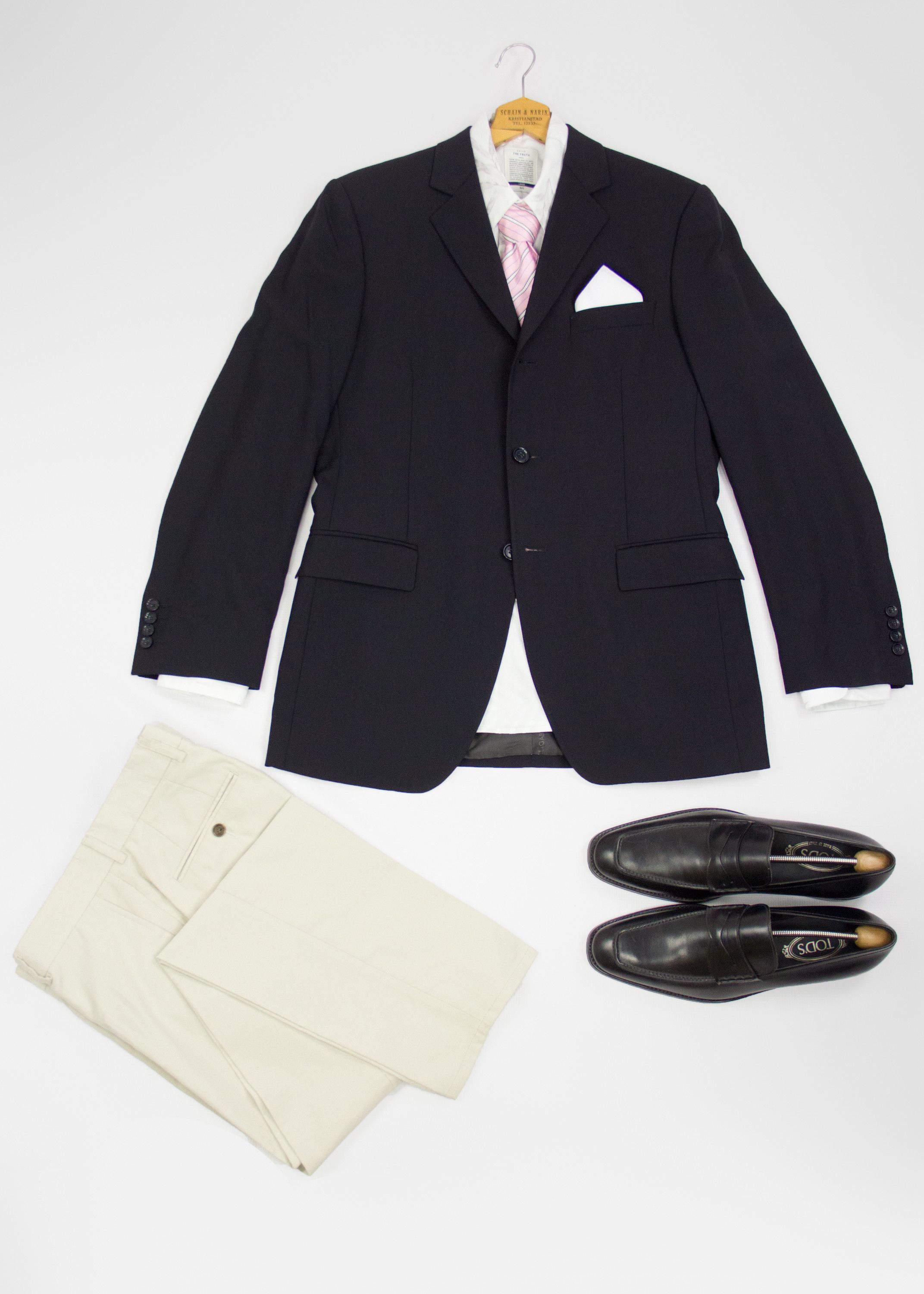 Dolce & Gabbana NAVY BLUE 3 BUTTON STRETCH WOOL BLAZER Size 38R - 2 Thumbnail