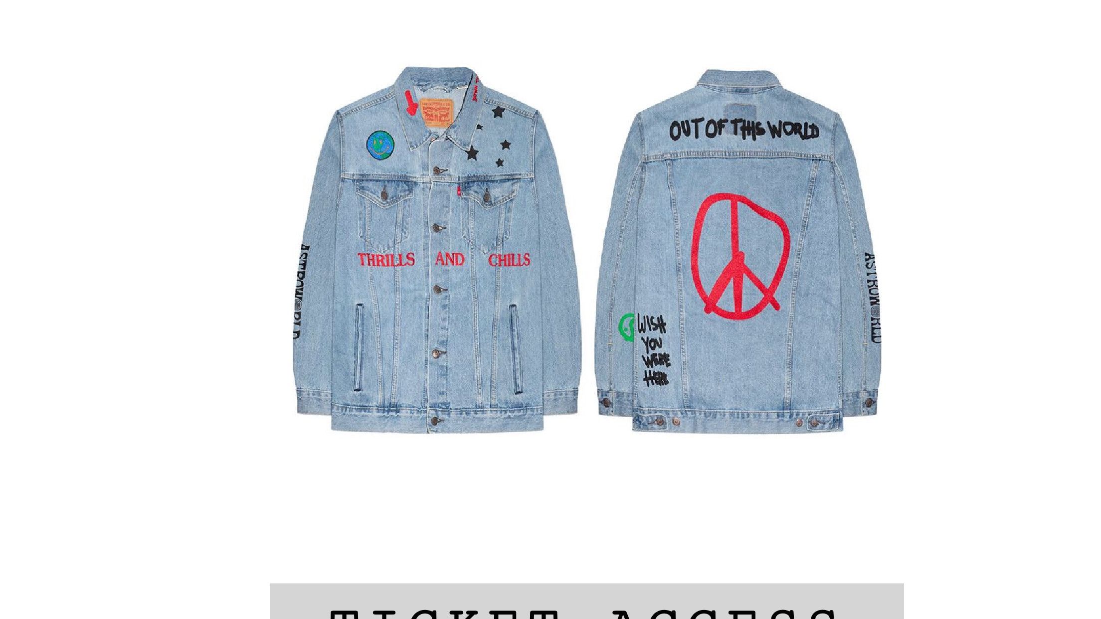 Astroworld jacket hot sale travis scott