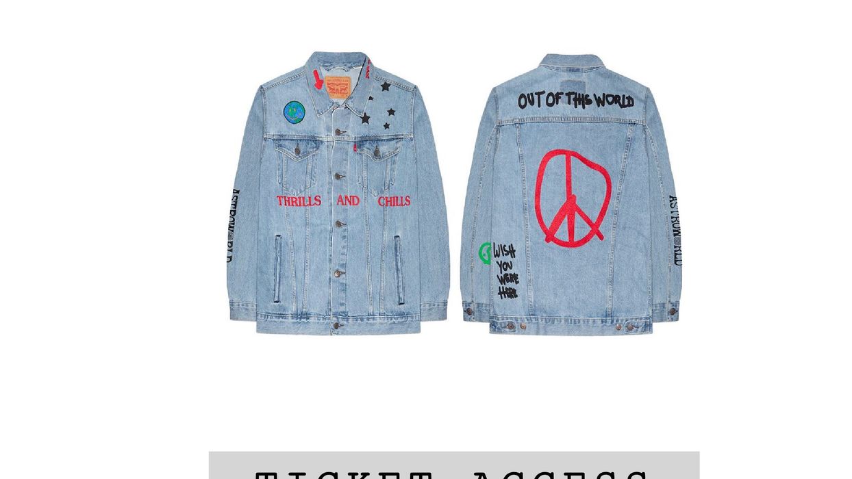 Travis Scott Astroworld X Levi s Denim Jacket Grailed