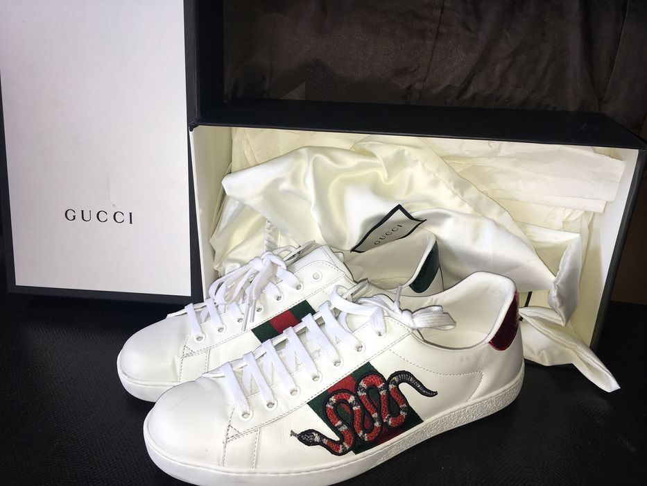 Gucci Aces “Snake” | Grailed