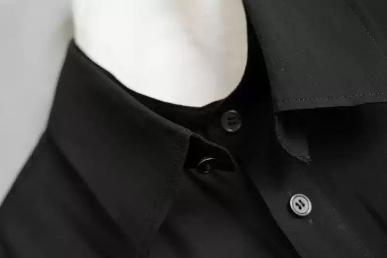 Yohji Yamamoto Yohji Yamamoto 22SS Detachable Collar Acetic Acid Shirt Size US M / EU 48-50 / 2 - 3 Thumbnail