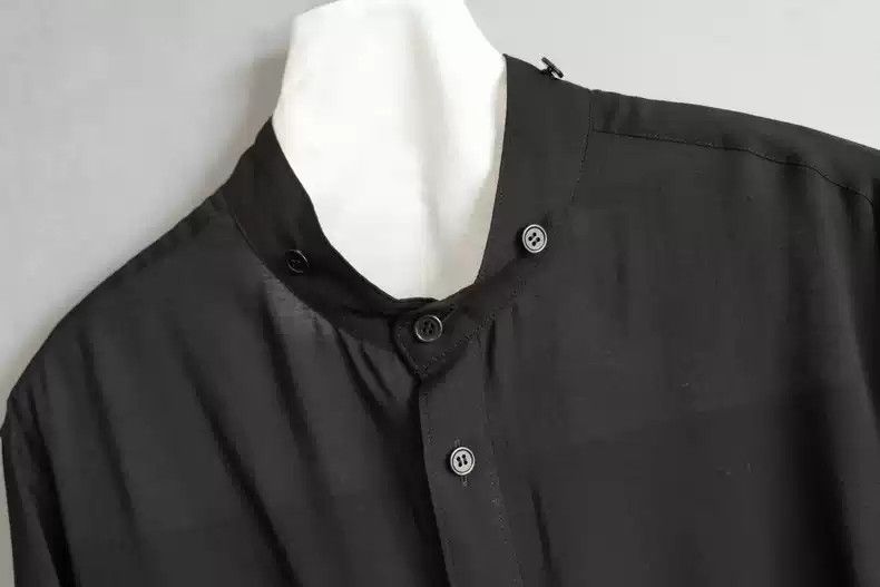 Yohji Yamamoto Yohji Yamamoto 22SS Detachable Collar Acetic Acid Shirt Size US M / EU 48-50 / 2 - 5 Thumbnail