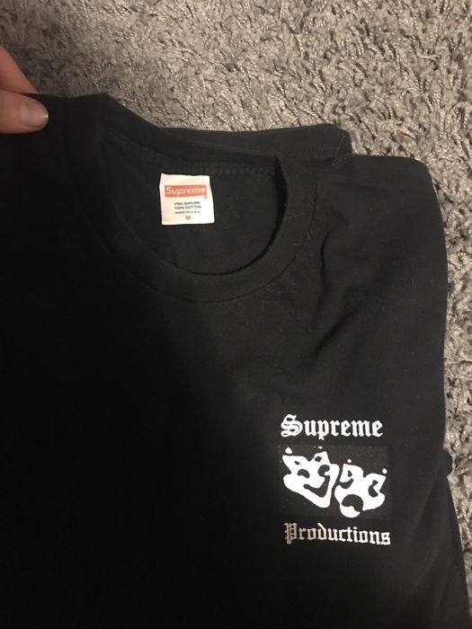 Supreme Productions Long Sleeve Tee Black