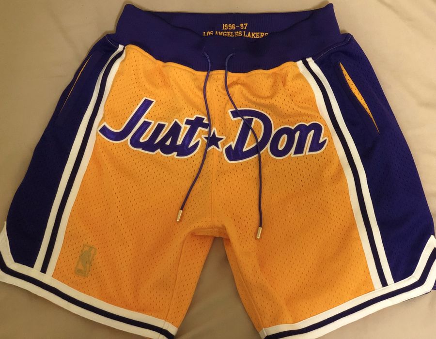 Just Don Lakers Purple and Gold Shorts Size M(FINAL DROP) | Grailed