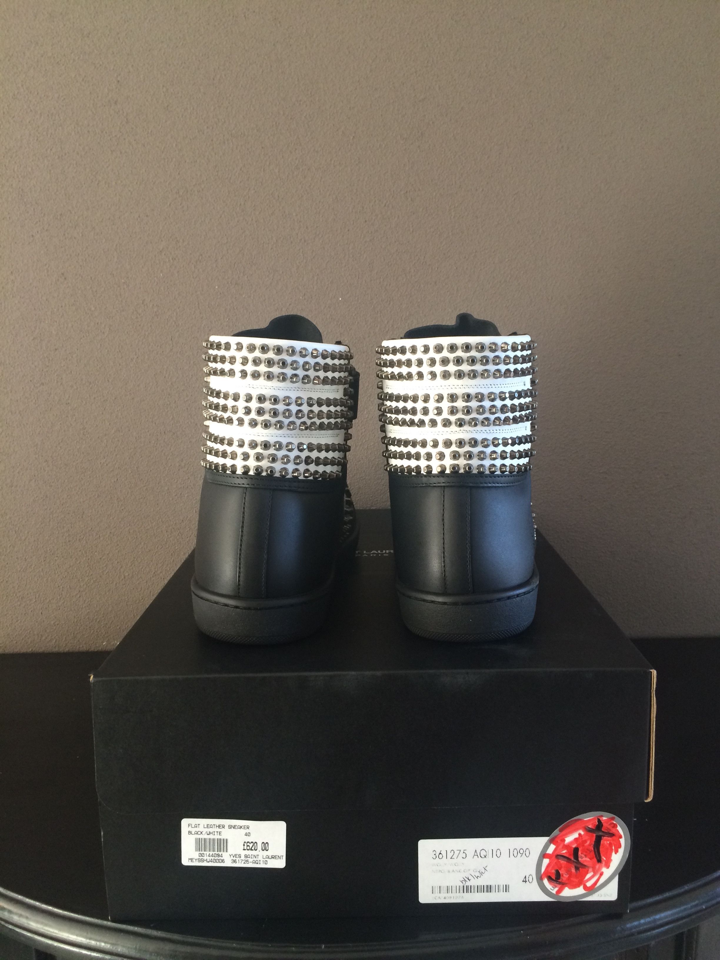 Saint Laurent Paris SL16H Black/White | Grailed