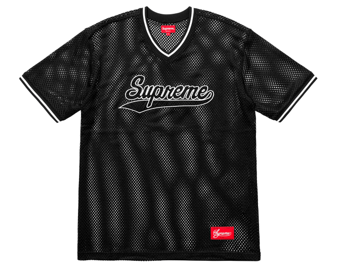 Supreme mesh baseball outlet top