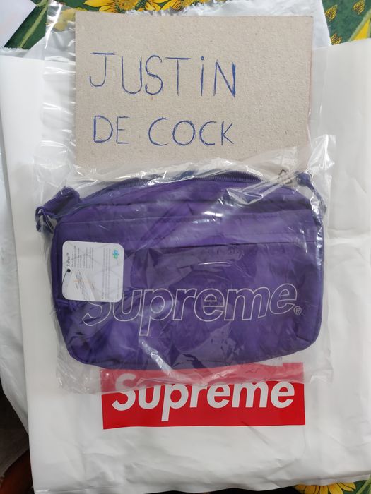 Supreme Purple Shoulder bag FW18 Grailed