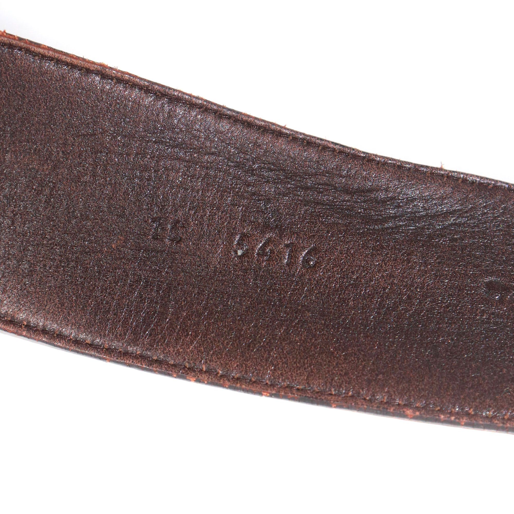 Prada PRADA - Vintage brown python belt (T85) Size ONE SIZE - 7 Thumbnail
