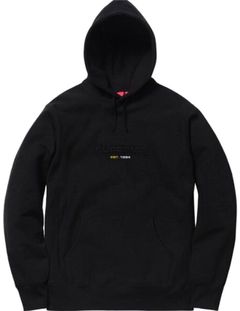 vuitton box logo hoodie black