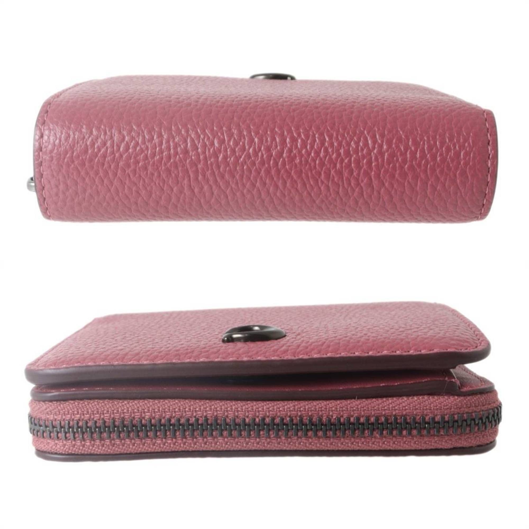 Coach COACH Round Zip Bi-Fold Wallet Size ONE SIZE - 4 Thumbnail