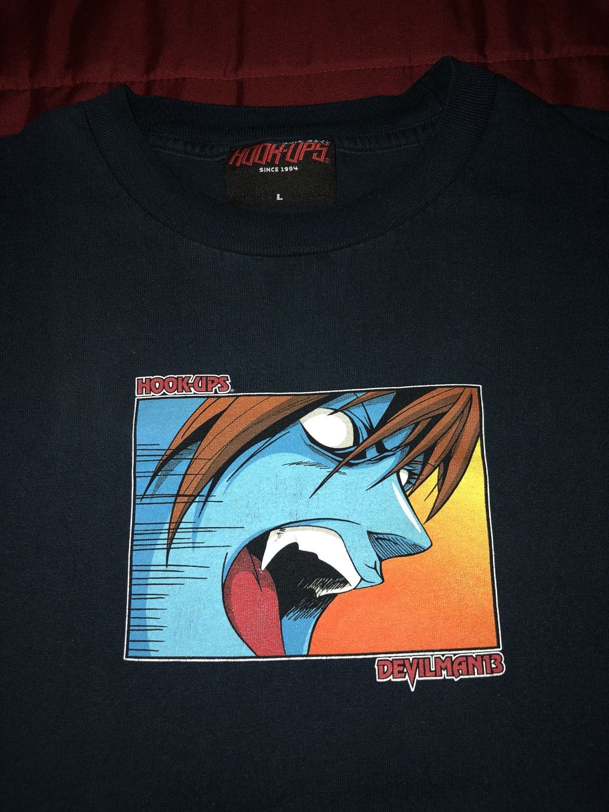 Hook-Ups × Vintage Devilman 13 Tee | Grailed