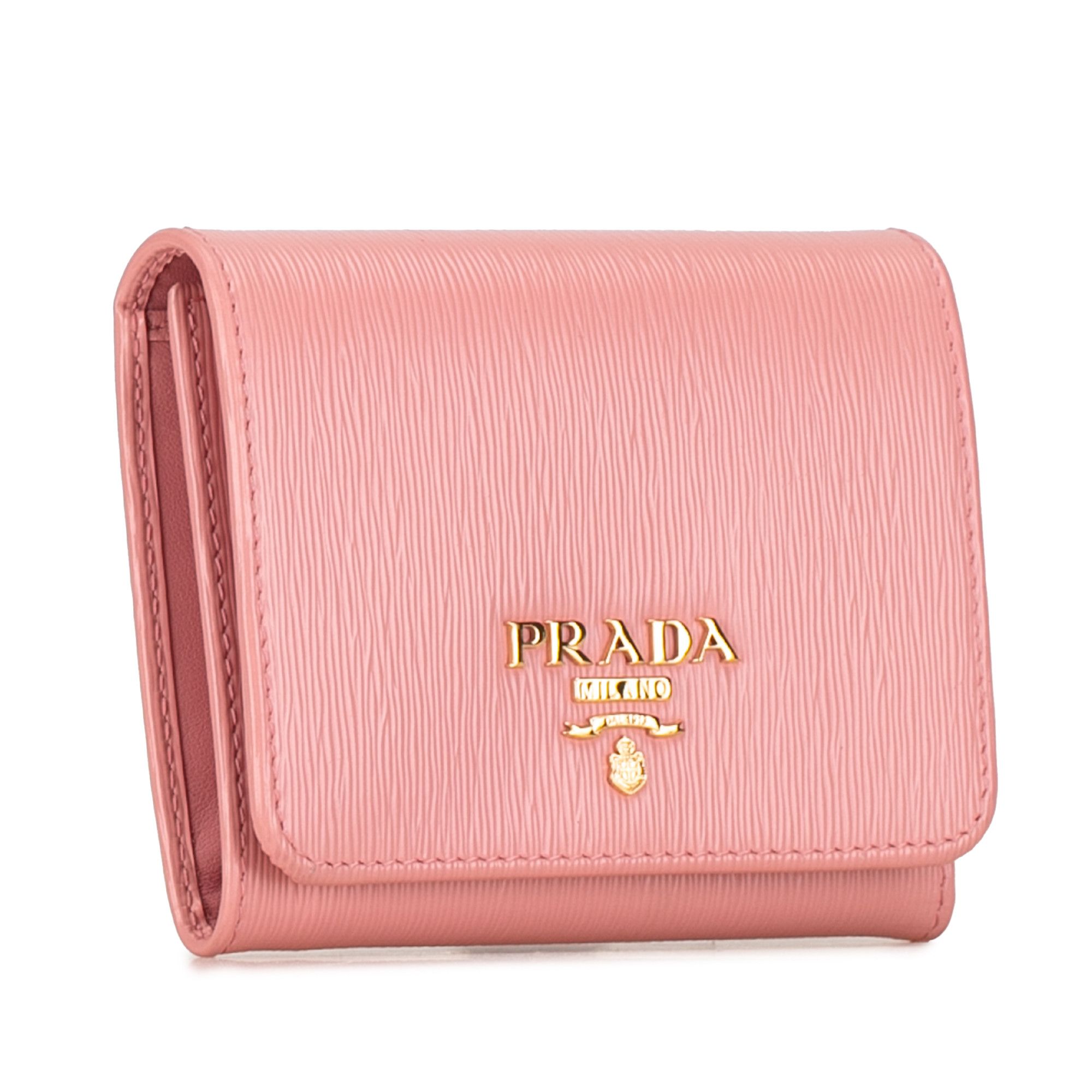 Prada Prada Vitello Move Compact Wallet Size ONE SIZE - 2 Thumbnail