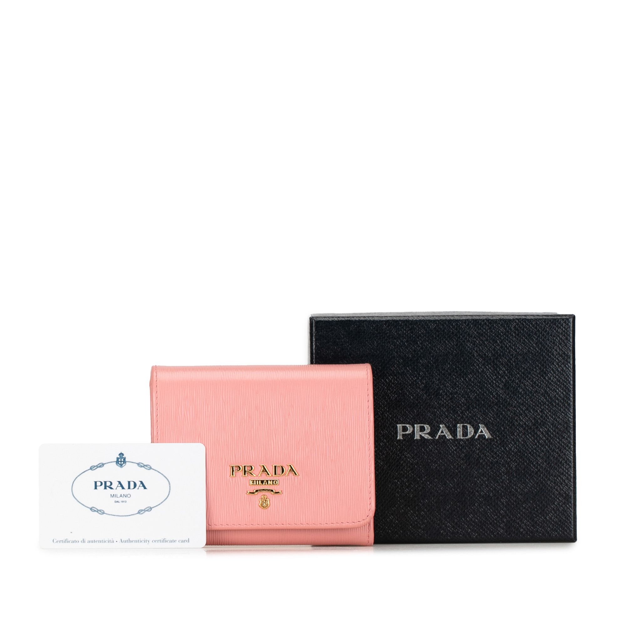 Prada Prada Vitello Move Compact Wallet Size ONE SIZE - 13 Thumbnail