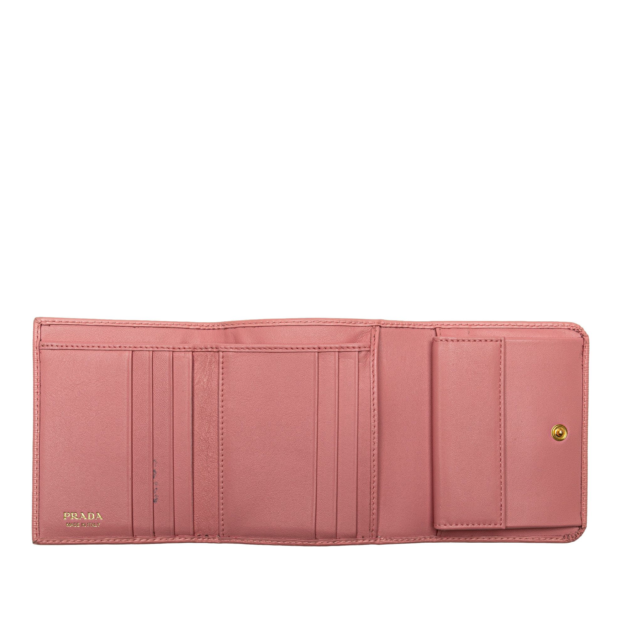 Prada Prada Vitello Move Compact Wallet Size ONE SIZE - 11 Thumbnail
