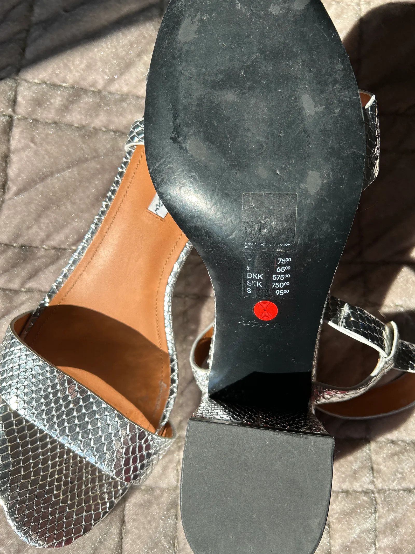 & Other Stories & Other Stories Sandals Size US 10 / IT 40 - 3 Thumbnail