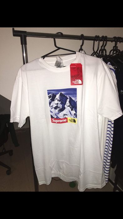 Supreme x the shop north face mountain tee