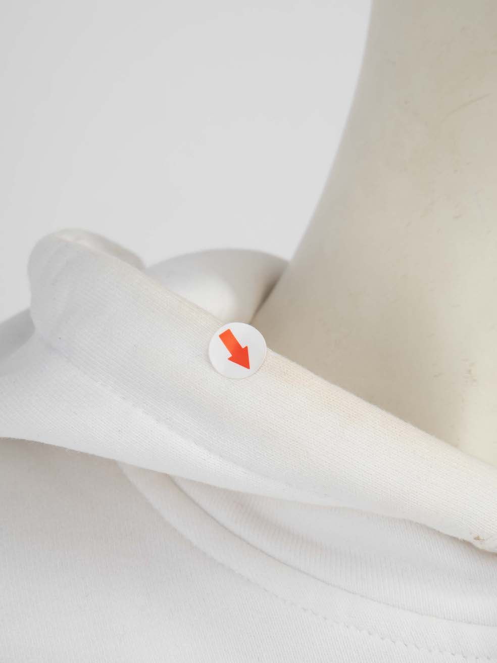 Helmut Lang White Logo Printed Hoodie Size M / US 6-8 / IT 42-44 - 5 Thumbnail