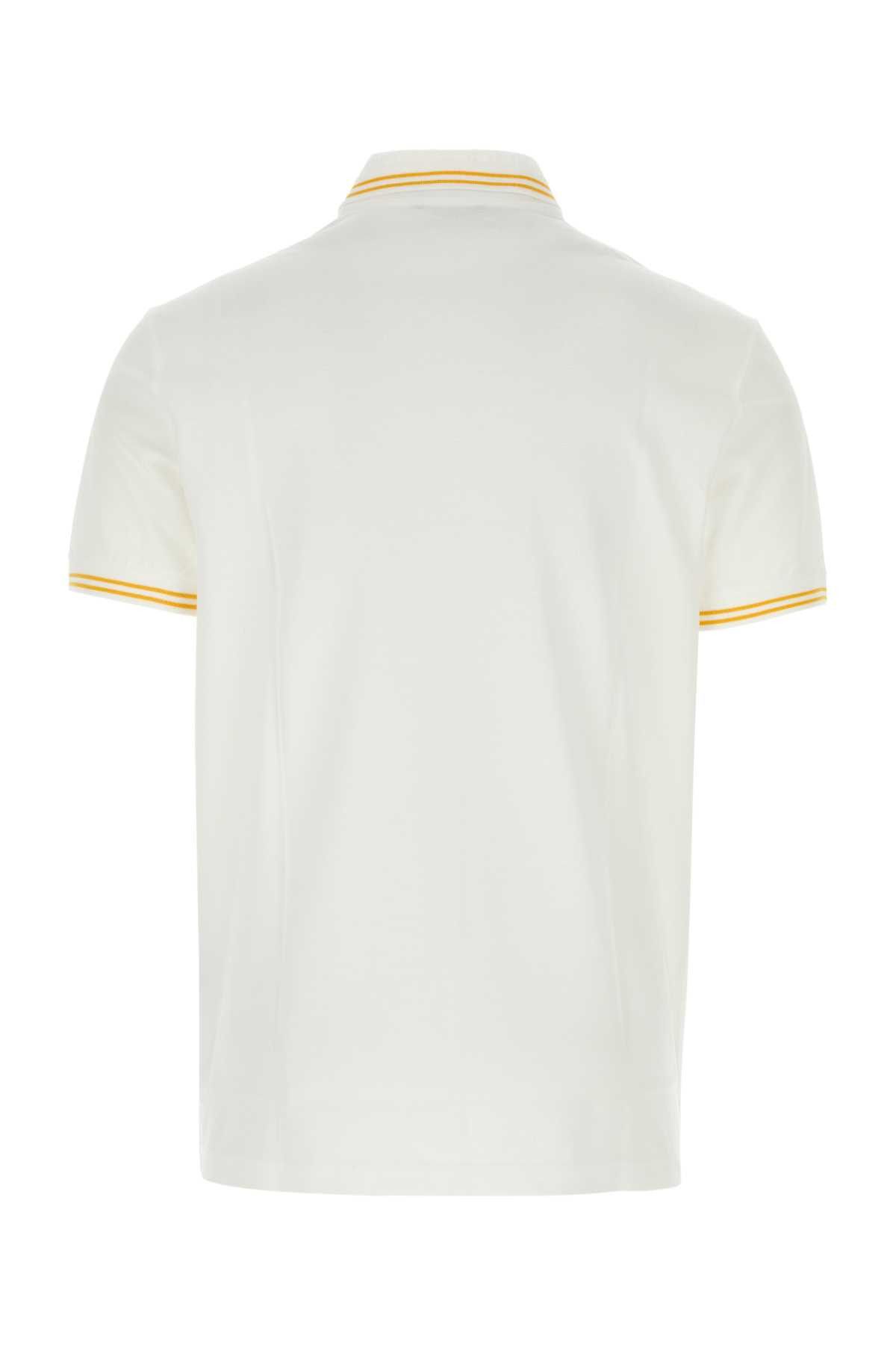 Versace White Piquet Polo Shirt Size US S / EU 44-46 / 1 - 2 Thumbnail