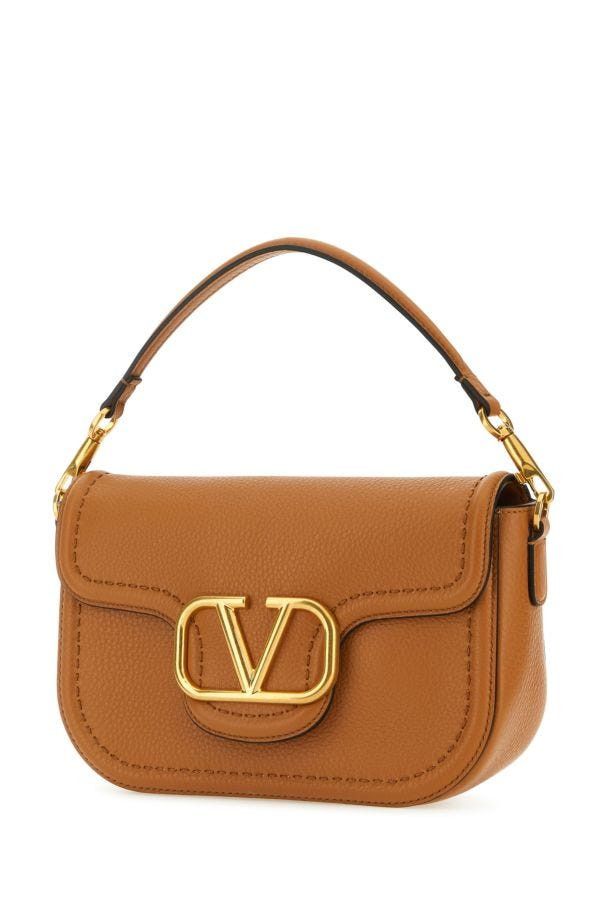 Valentino Camel Leather Alltime Shoulder Bag Size ONE SIZE - 4 Thumbnail