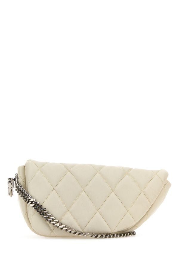 Burberry White Leather Shield Lock Shoulder Bag Size ONE SIZE - 3 Thumbnail