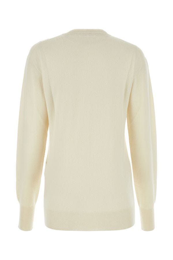 Jil Sander Ivory Cashmere Sweater Size S / US 4 / IT 40 - 4 Thumbnail