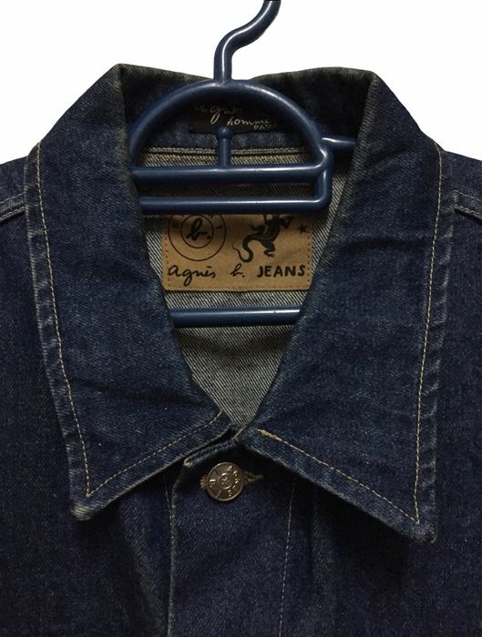 Agnes B. Agnes B. Homme Paris Blue Jeans Denim Jacket Made In