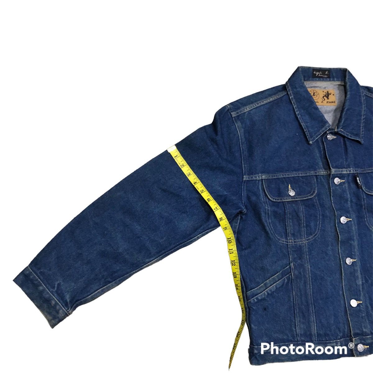 Agnes B. Agnes B. Homme Paris Blue Jeans Denim Jacket Made In 