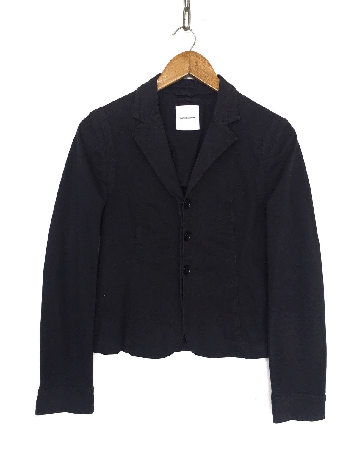 Costume National Costume National Italy Black Button Jacket Size US XS / EU 42 / 0 - 1 Thumbnail