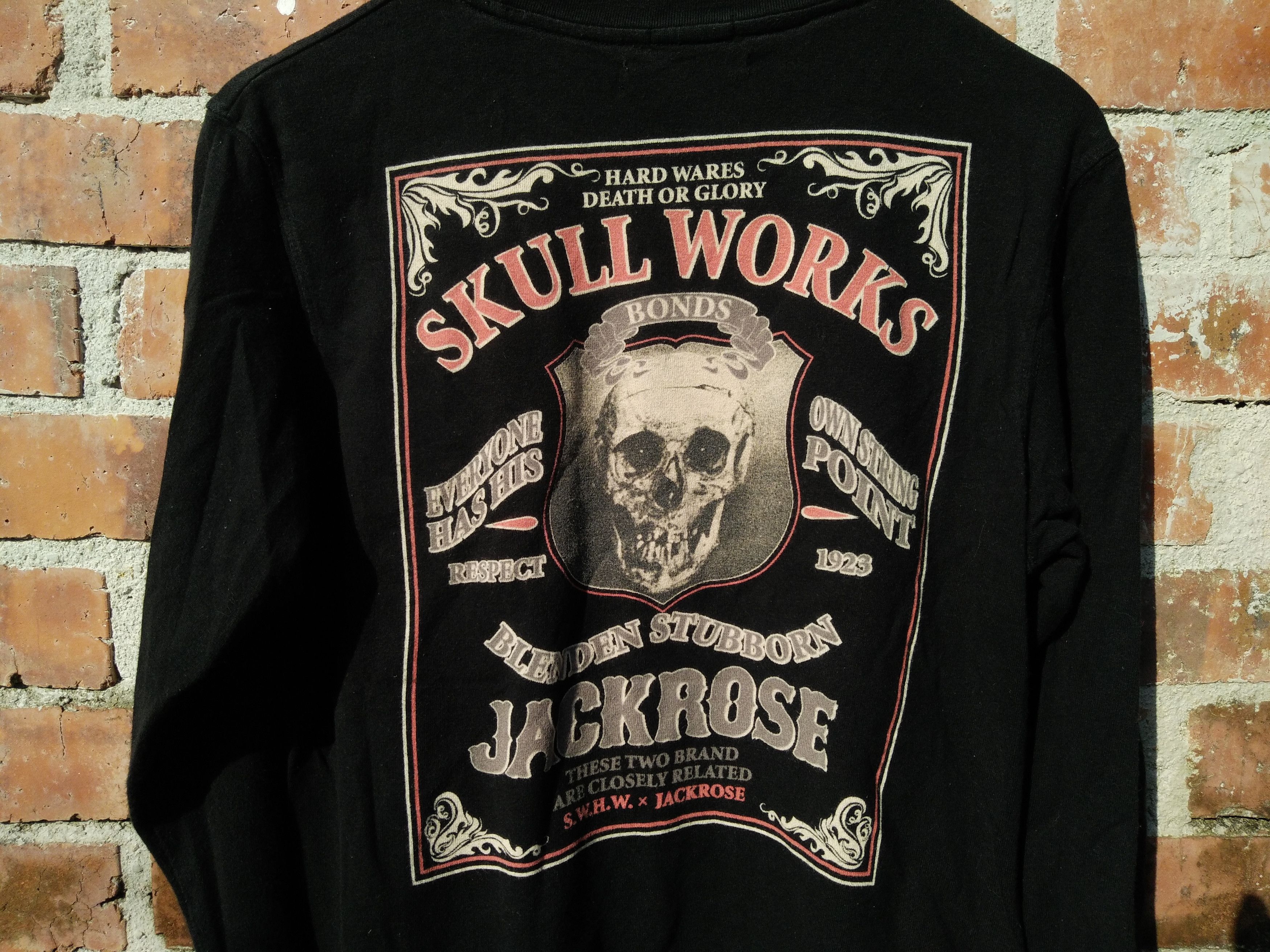 archive JACKROSE skull long sleeve tee