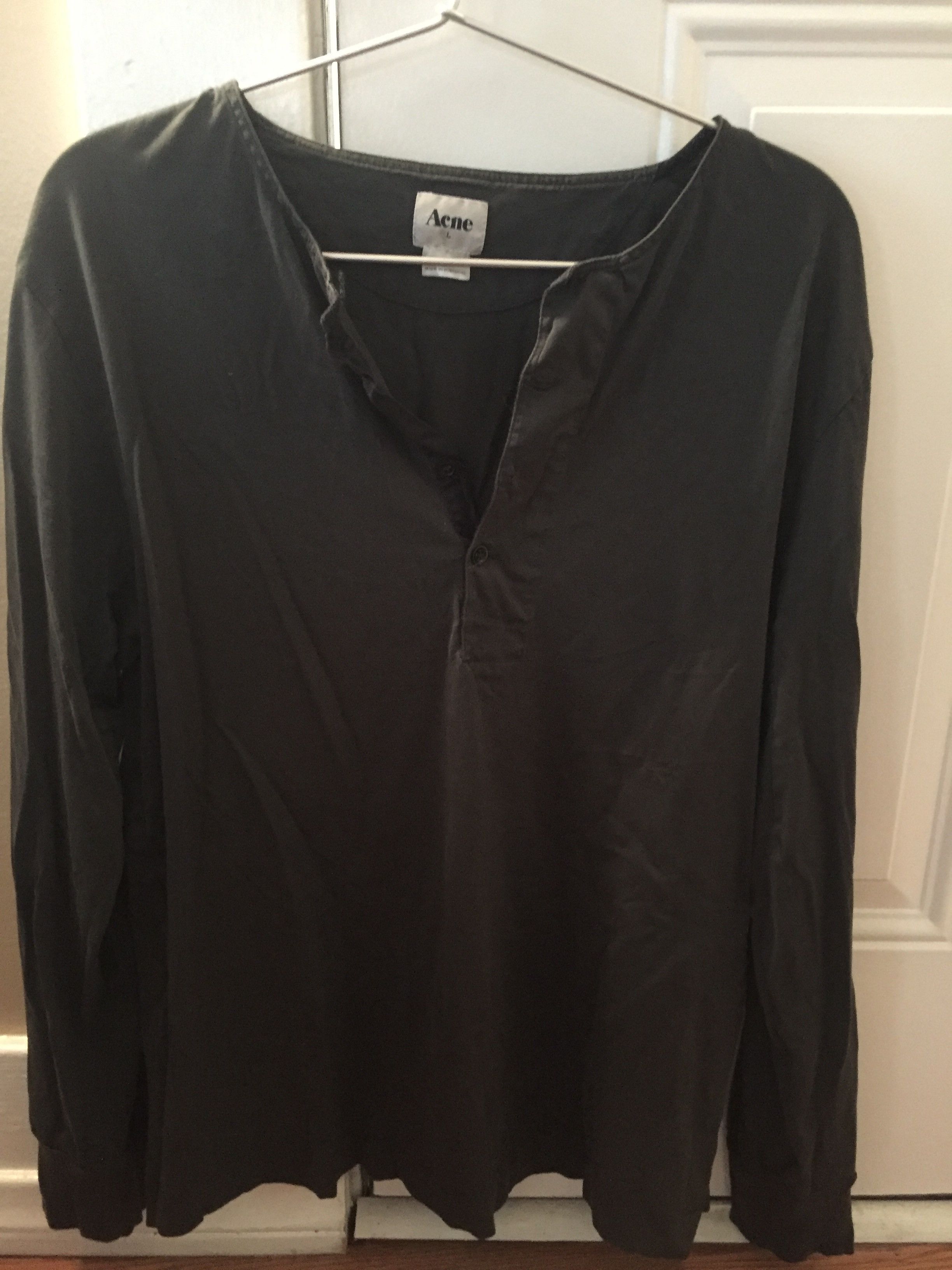 Acne Studios Vintage Acne Henley | Grailed