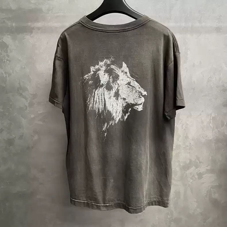 Saint Michael Latest short sleeves with printed patterns of lion