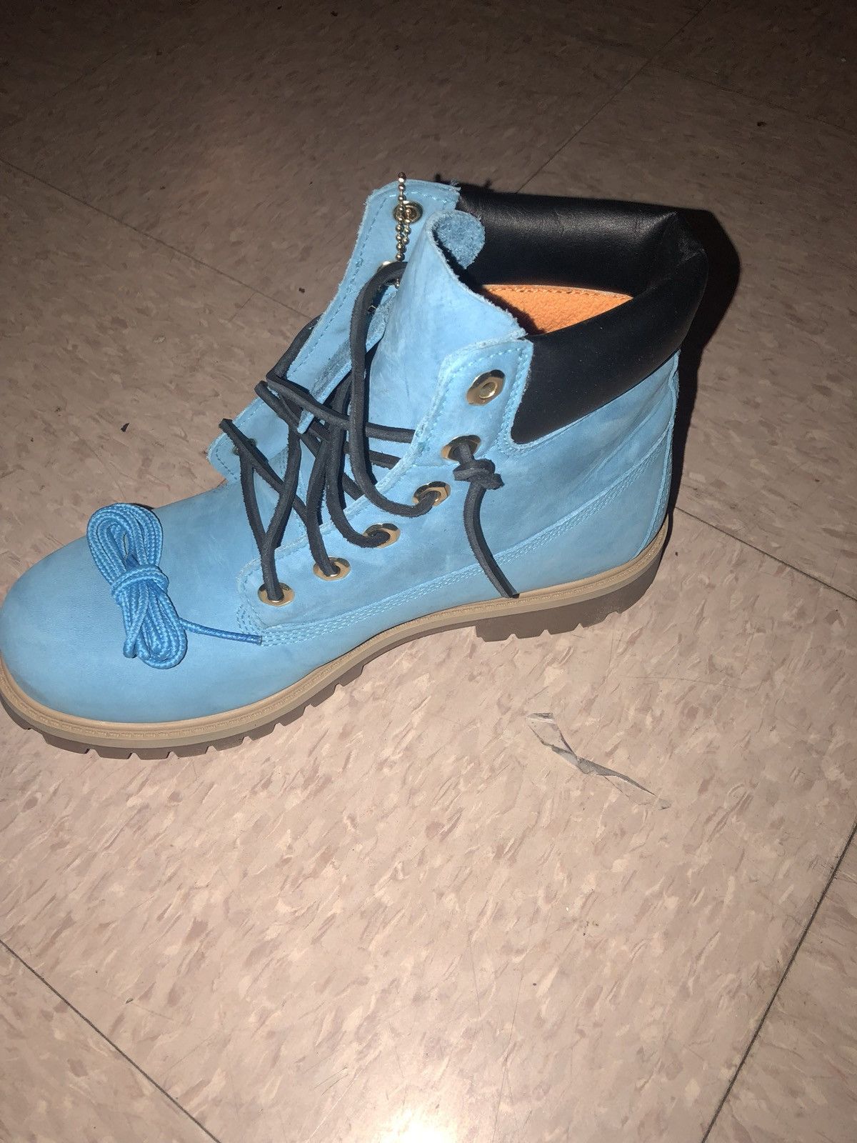 Timberland Baby Blue Tims Size US 6.5 / EU 39-40 - 5 Thumbnail