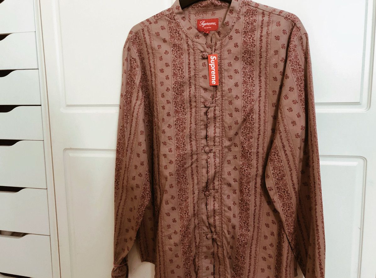 Supreme Toggle Band Collar Shirt 16SS SUPREME (シュプリーム) 16SS
