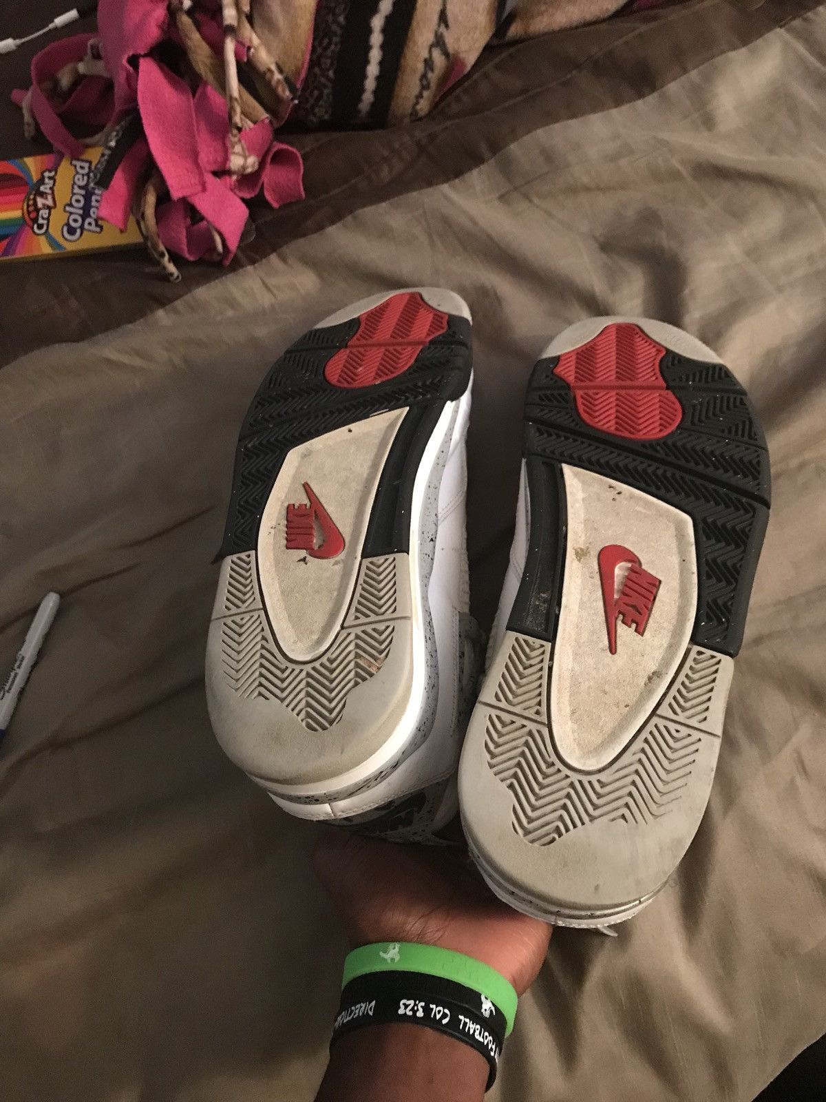 Jordan Brand CEMENT 4s Size US 13 / EU 46 - 4 Thumbnail