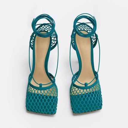 Bottega Veneta Mesh Sandals in turquoise Size US 6 / IT 36 - 2 Thumbnail
