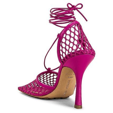 Bottega Veneta Mesh Sandals in pink Size US 7 / IT 37 - 2 Thumbnail